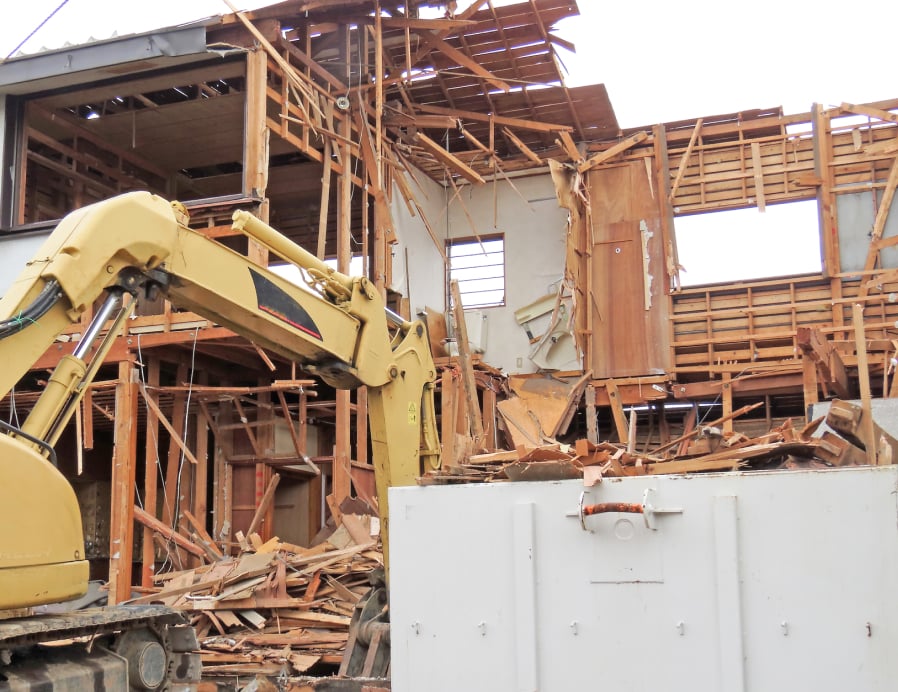 解体工事のご依頼はお任せください